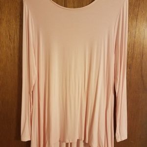 Ou Mei Shang Womens Pink tunic Sz Large